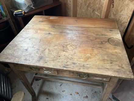 Photo of free Garden shed storage x 2/old table (Fintry G63) #4
