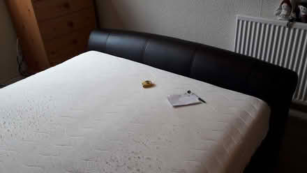 Photo of free King Size Memory Foam Sleigh Bed (Barton OX3) #2