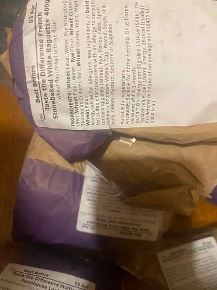 Photo of free Lot of Sainsbury bread Bb 3 April (Ashwood Road PR2) #4