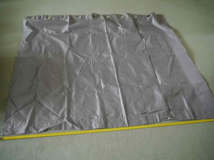 Photo of free Pair of Silver/Grey Curtains 164 cm wide, 138 cm drop (Purley on Thames RG31) #1