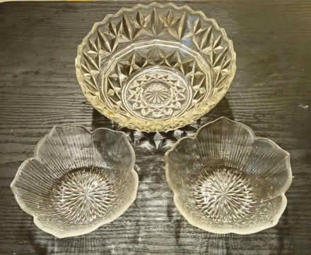 Photo of free 3 x Decorative Glass Dishes (Stanground PE2) #1