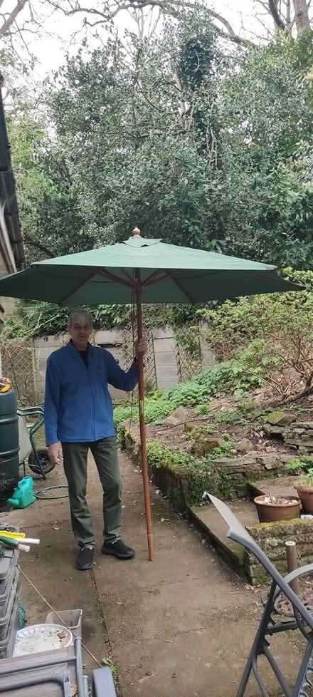 Photo of free Parasol and garden cushions (Woking GU22) #1
