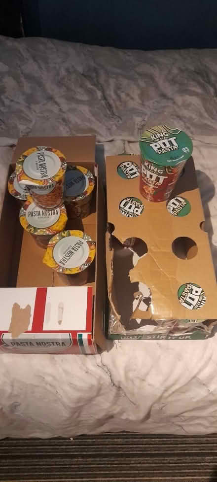 Photo of free 11 x Pasta Bolognese Pots (in date) (Farnborough GU14) #1