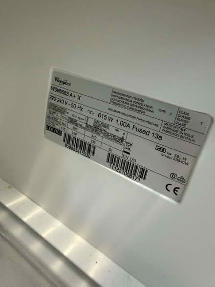 Photo of free Whirlpool American Fridge Freezer (Halstead CO9) #4