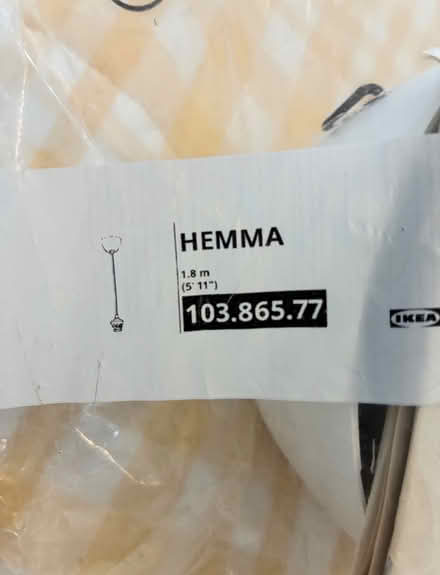 Photo of free IKEA pendant light “HEMMA” (St Andrews Bristol.) #3