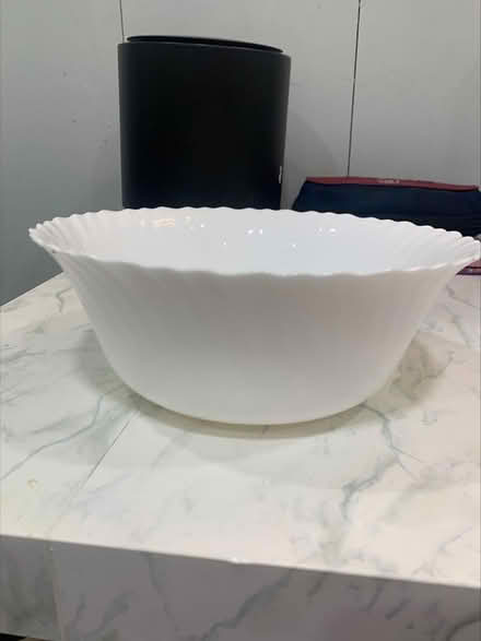 Photo of free White China Serving Bowl (Jane and Wilson) #1