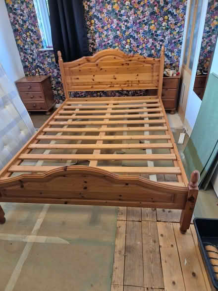 Photo of free Double bed frame (Tonge Fold BL2) #1
