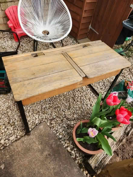 Photo of free Old school desk (Worcester WR3) #1