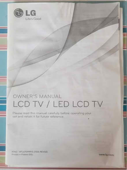 Photo of free LG 42-inch TV (Moseley) #2
