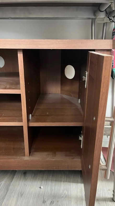 Photo of free Dark wood tv stand (Bexley DA5) #3