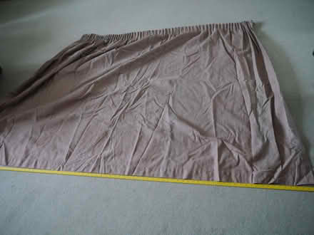 Photo of free Pair of Brown Curtains 210 cm width, 134 cm drop (Purley on Thames RG31) #1