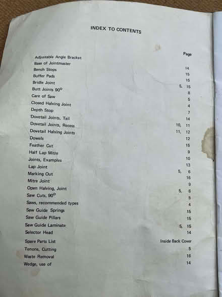 Photo of free Wood-jointing tool (St Stephens AL3) #2