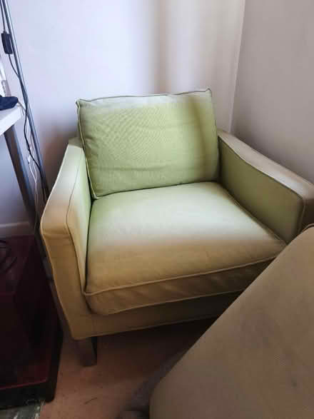 Photo of free IKEA Mellby armchairs x 2 (TN39 4JT) #2