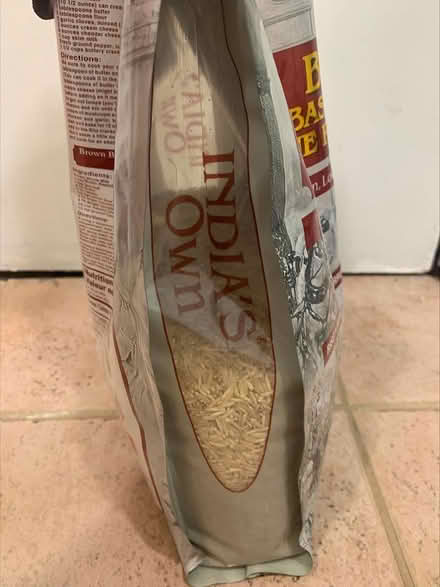 Photo of free Open 10 pound bag of brown basmati (Jane and Wilson) #1