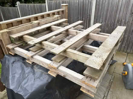 Photo of free 2 wooden pallets (Winchmore Hill N21) #1
