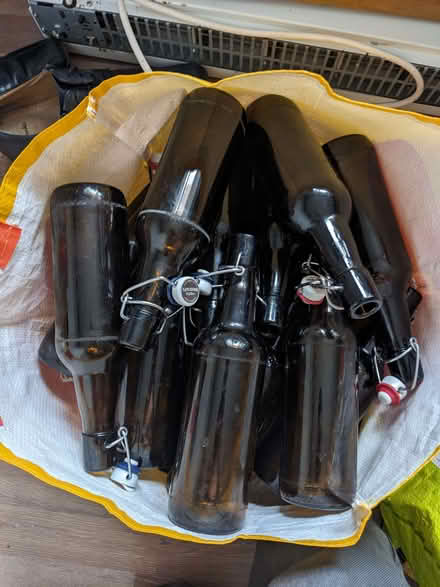 Photo of free 24 brown flip-top bottles (Brockley SE4) #1