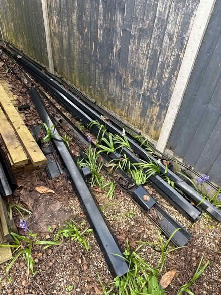Photo of free Black angular Wickes guttering (Staines-upon-Thames TW18) #1