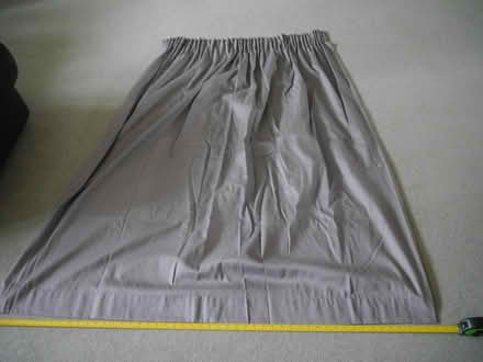Photo of free Grey Curtains 132 cm wide, 130 cm drop (Purley on Thames RG31) #1