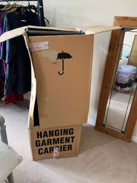Photo of free Wardrobe moving box (Dunston S41) #1