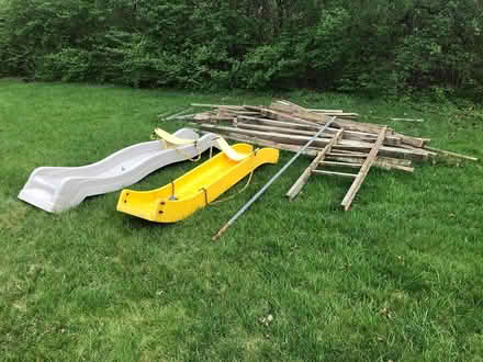 Photo of free Swing Set Pts & Treated Lumber (Liberty Township, OH) #1