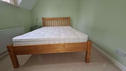 Photo of free Double bed base with mattress (Cookham Dean SL6) #1