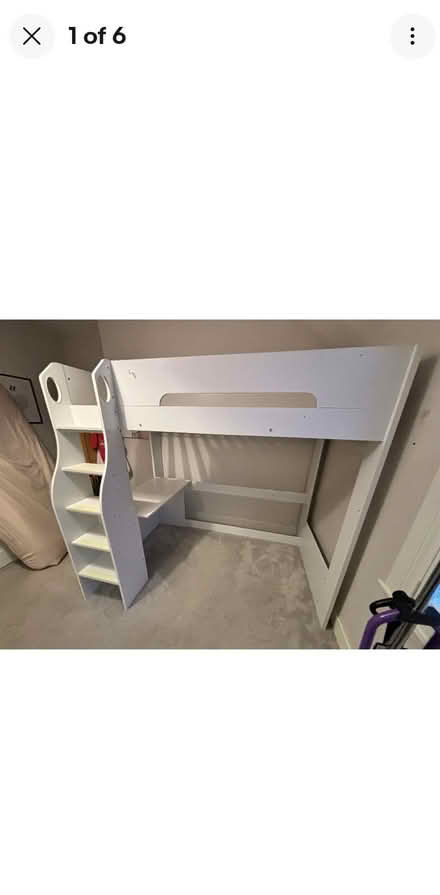 Photo of Children's wooden midi bed (Brentwood, CM15) #3