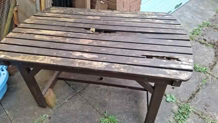 Photo of free Garden table (Glenfield LE3) #1