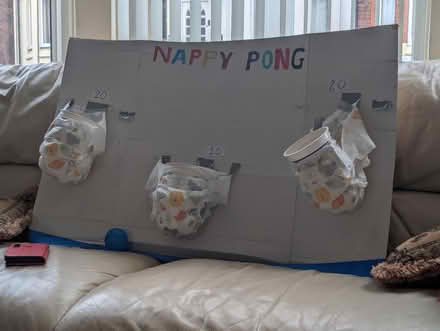 Photo of free Nappy Pong game for baby showers (Beechdale NG8) #1