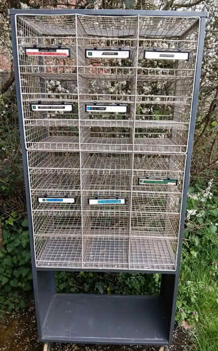 Photo of free Old office post rack (WD19 South Oxhey) #1