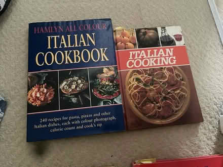 Photo of free Italian cookbooks (RG7 3HY) #1