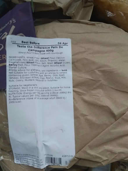 Photo of free Different varieties Sainsbury's breads (Millhouses S7) #2