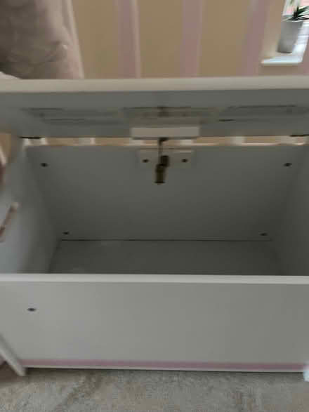 Photo of free Small toddler table, toy chest and canvas boxes (Tidbury Green B90) #3