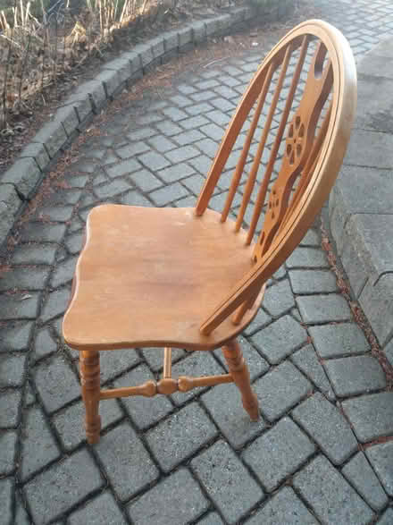 Photo of free Wood Chair (Near Baseline Rd. & Clyde Ave.) #1