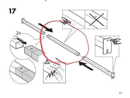 Photo of Mid beam IKEA Slattum bed (Dublin) #1