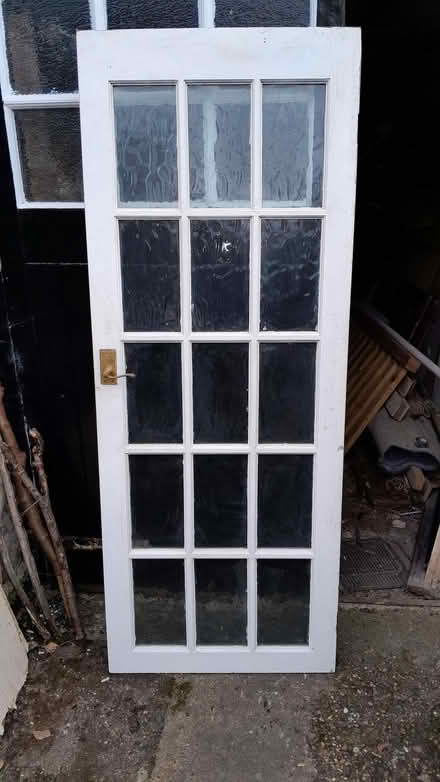 Photo of free wooden doors with glass panels (Loughton IG10) #1