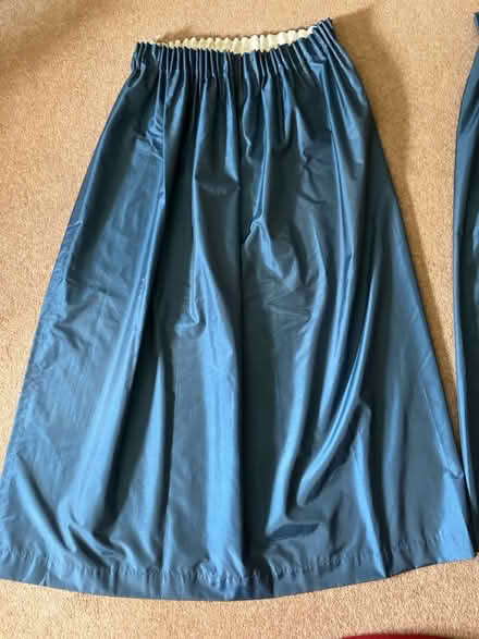 Photo of free Teal blue blackout curtains (Hitchin SG4 7SN) #2