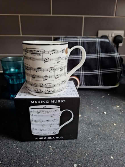 Photo of free Music design china mug (Walkley S6) #2