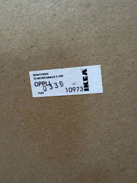 Photo of free IKEA Oppli TV Stand on Wheels (Thrapston) #4