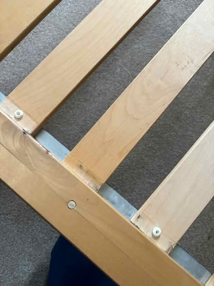 Photo of free Small Double bed frame (Chiddingstone Causeway) #2