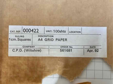 Photo of free Pack of A4 grid paper (Westbury on Trym BS9) #4