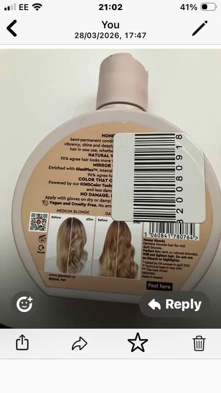 Photo of free Glaze hair product (Coulsdon, nr, train station) #2