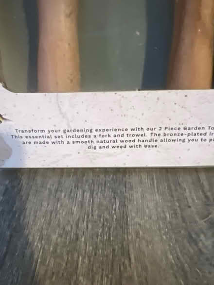 Photo of free 2 Piece Garden Tool Set. Boxed. Never Used. (Southsea PO4) #3