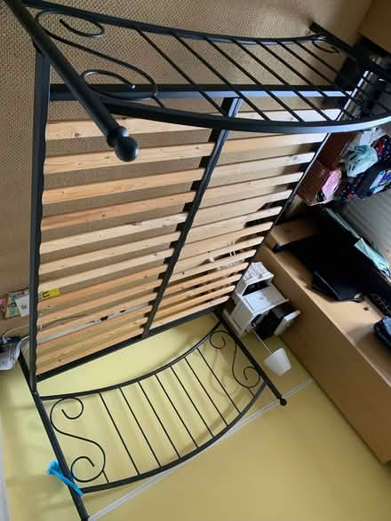 Photo of free King Size Metal Bed Frame (Holme Hall estate S40) #1