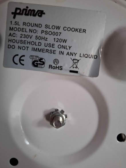 Photo of free Prima slow cooker (Walkley S6) #3
