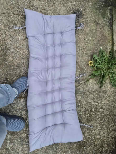 Photo of free 3 recliner garden chair cushions (Medway/kent) #1