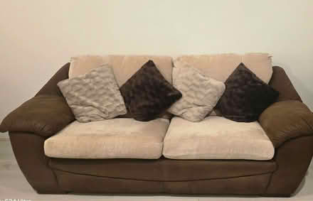 Photo of free 3 seater sofa (Moreton CH46) #1
