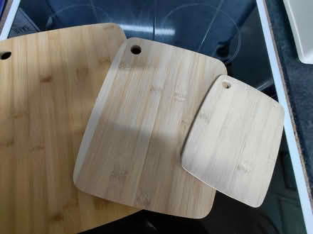 Photo of free Set 3 bamboo chopping boards (Rowner PO13) #1
