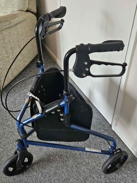 Photo of free 3 wheel walking aid with bag (Maldon CM9) #1