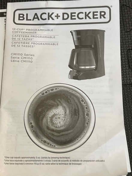 Photo of free Black + Decker Coffee Maker (Bathurst and College) #2