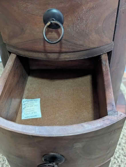 Photo of free Small mango wood side round table (Grangeway area NN10) #2